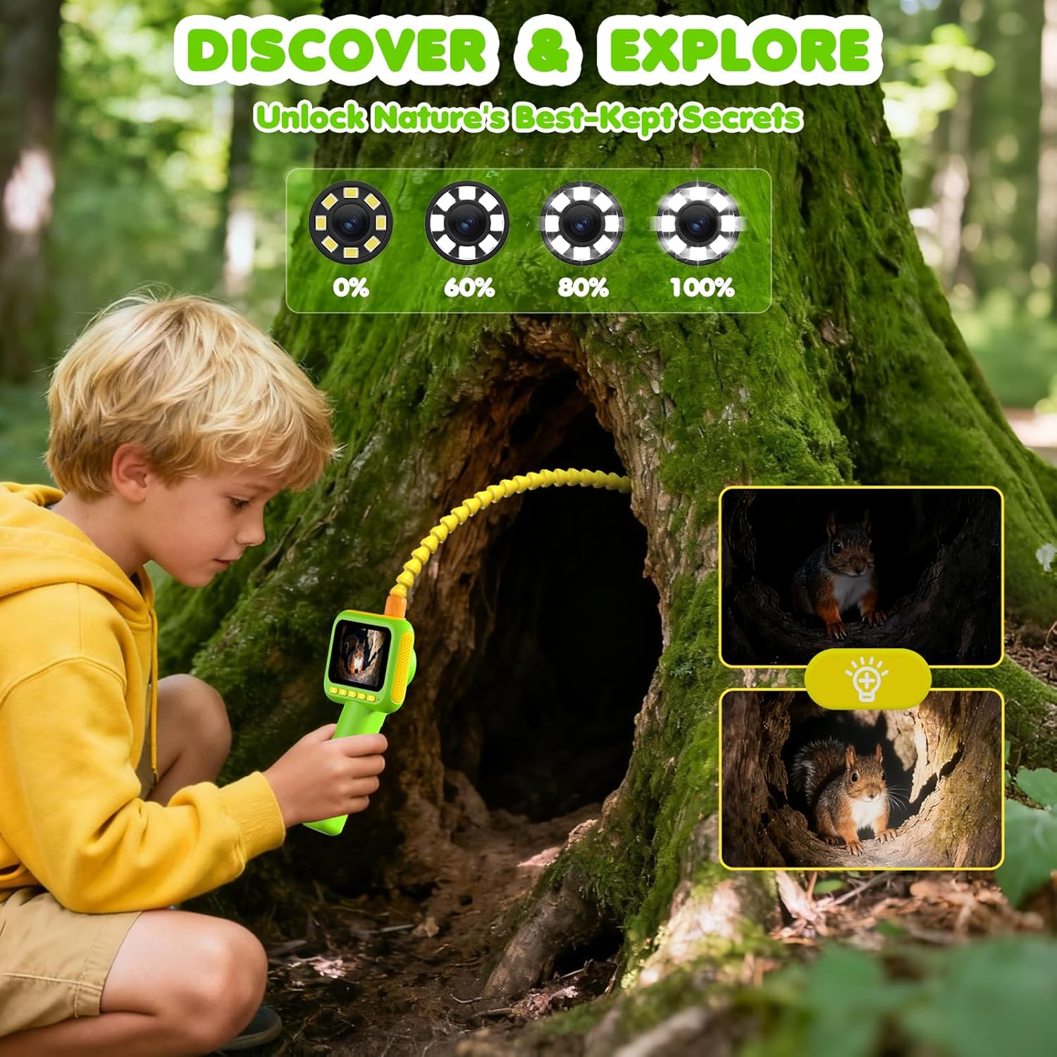 Endoscope for Kids, Borescope  - Outdoor Camping Toys のレビューと価格