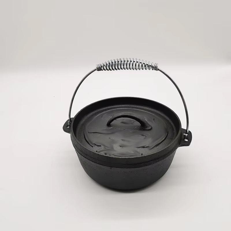 2QT Cast Iron Camp Dutch Oven  - Outdoor Gas Camping Oven のレビューと価格