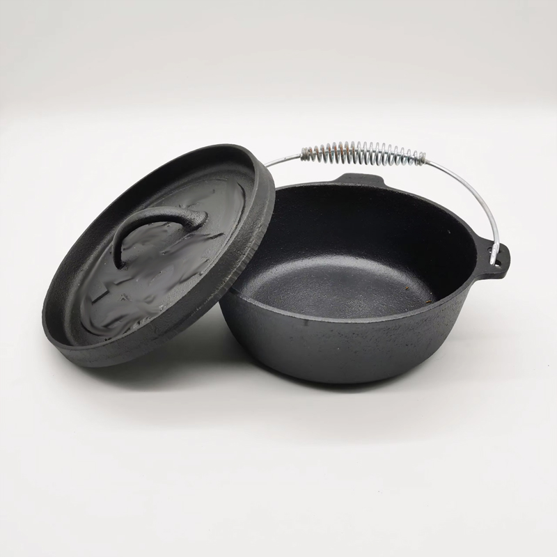 2QT Cast Iron Camp Dutch Oven  - Outdoor Gas Camping Oven のレビューと価格