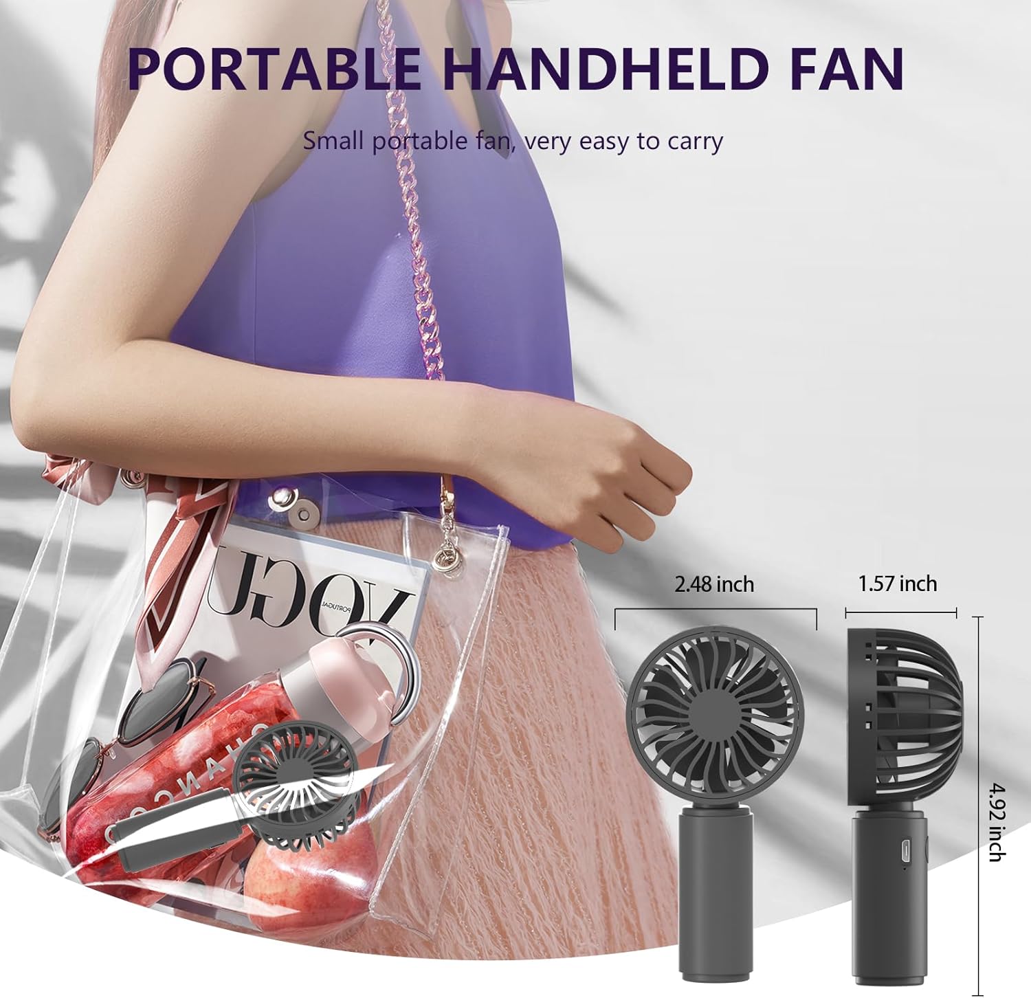 Mini Handheld Fan 4-Pack USB R - Outdoor Camping Fan のレビューと価格