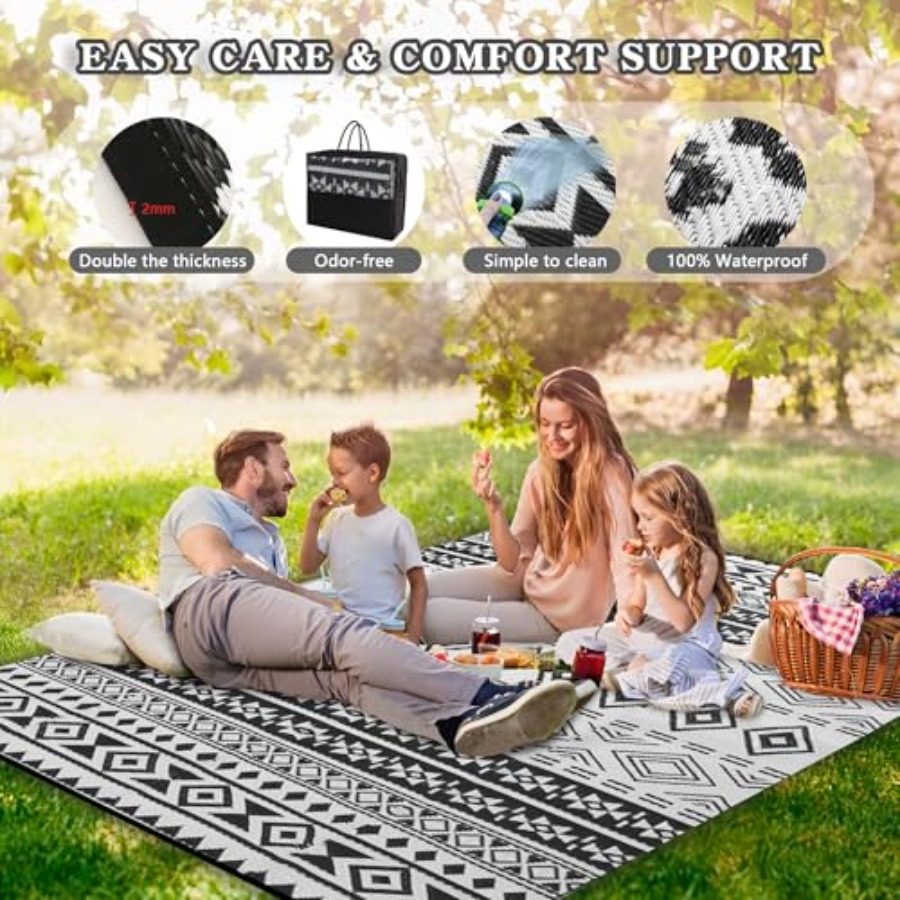 Outdoor 8x10 ft waterproof pat - Outdoor Camping Rugs 8X10 のレビューと価格