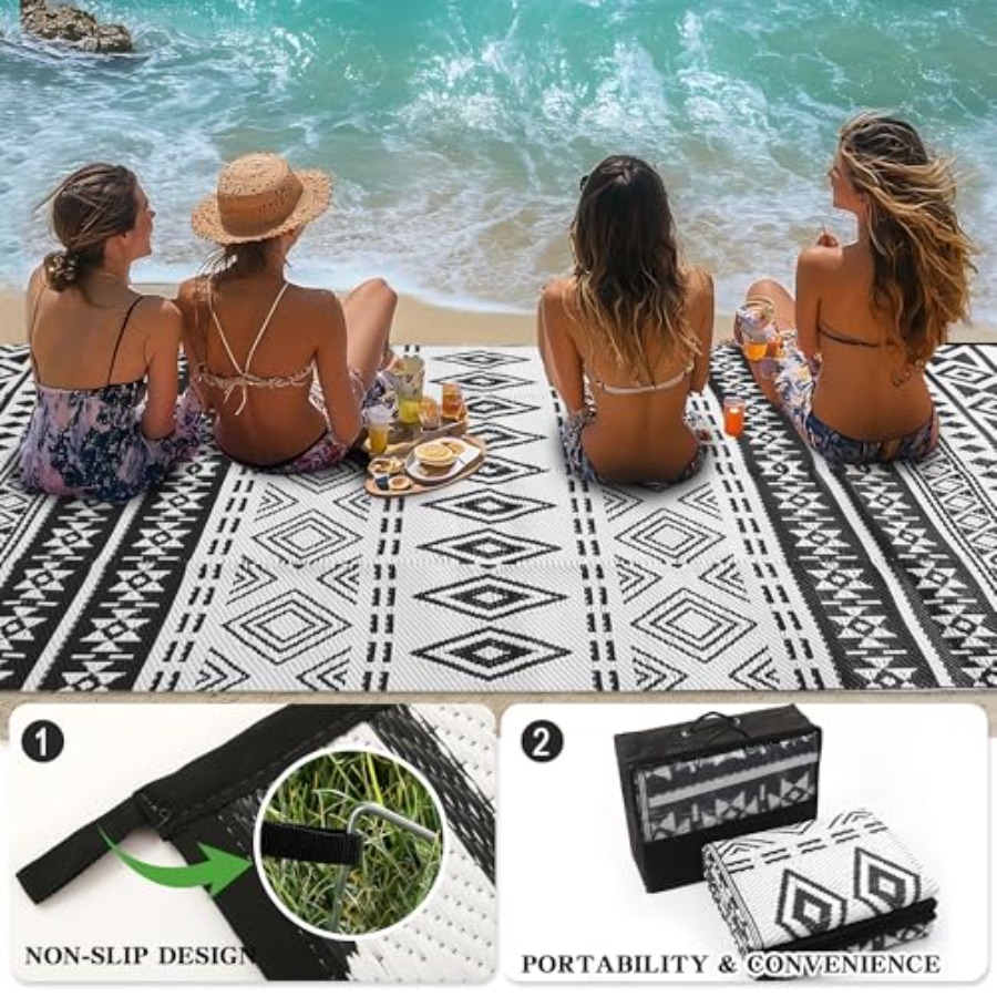 Outdoor 8x10 ft waterproof pat - Outdoor Camping Rugs 8X10 のレビューと価格