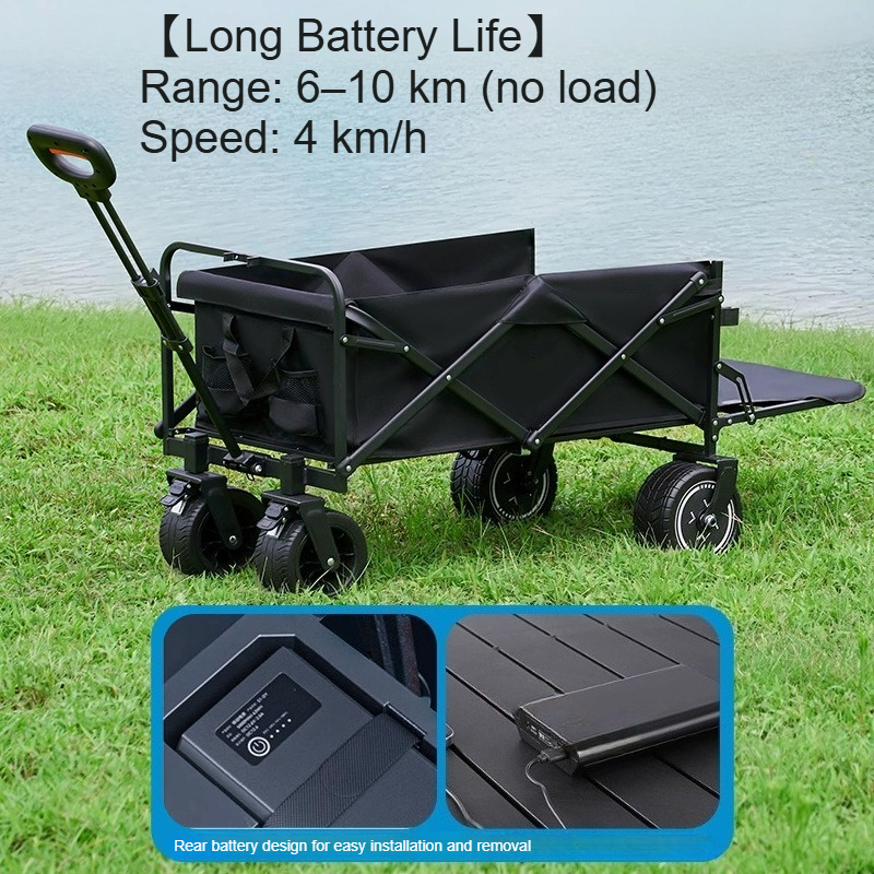 Electric Camping Cart, Foldabl - Outdoor Camping Trailer のレビューと価格