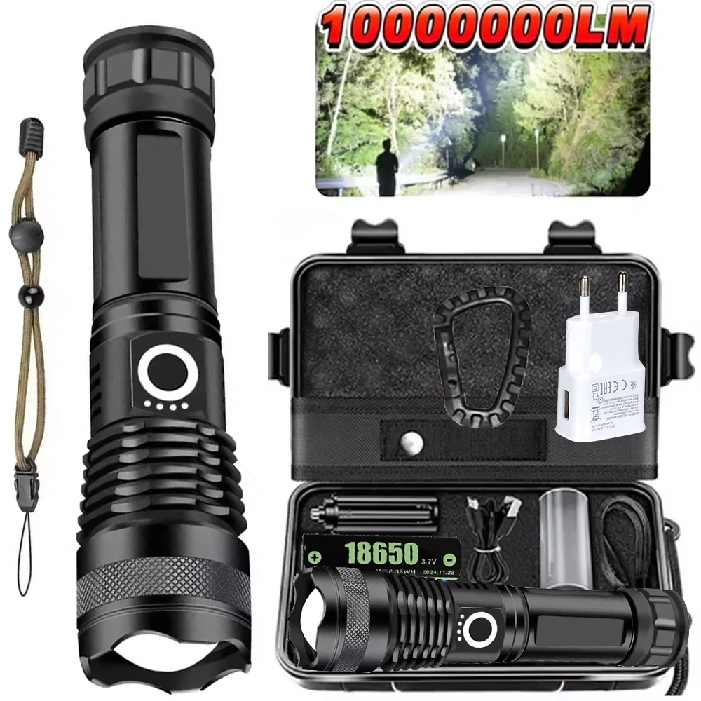 High Power LED Flashlight Rech - Outdoor Camping And Fishing のレビューと価格