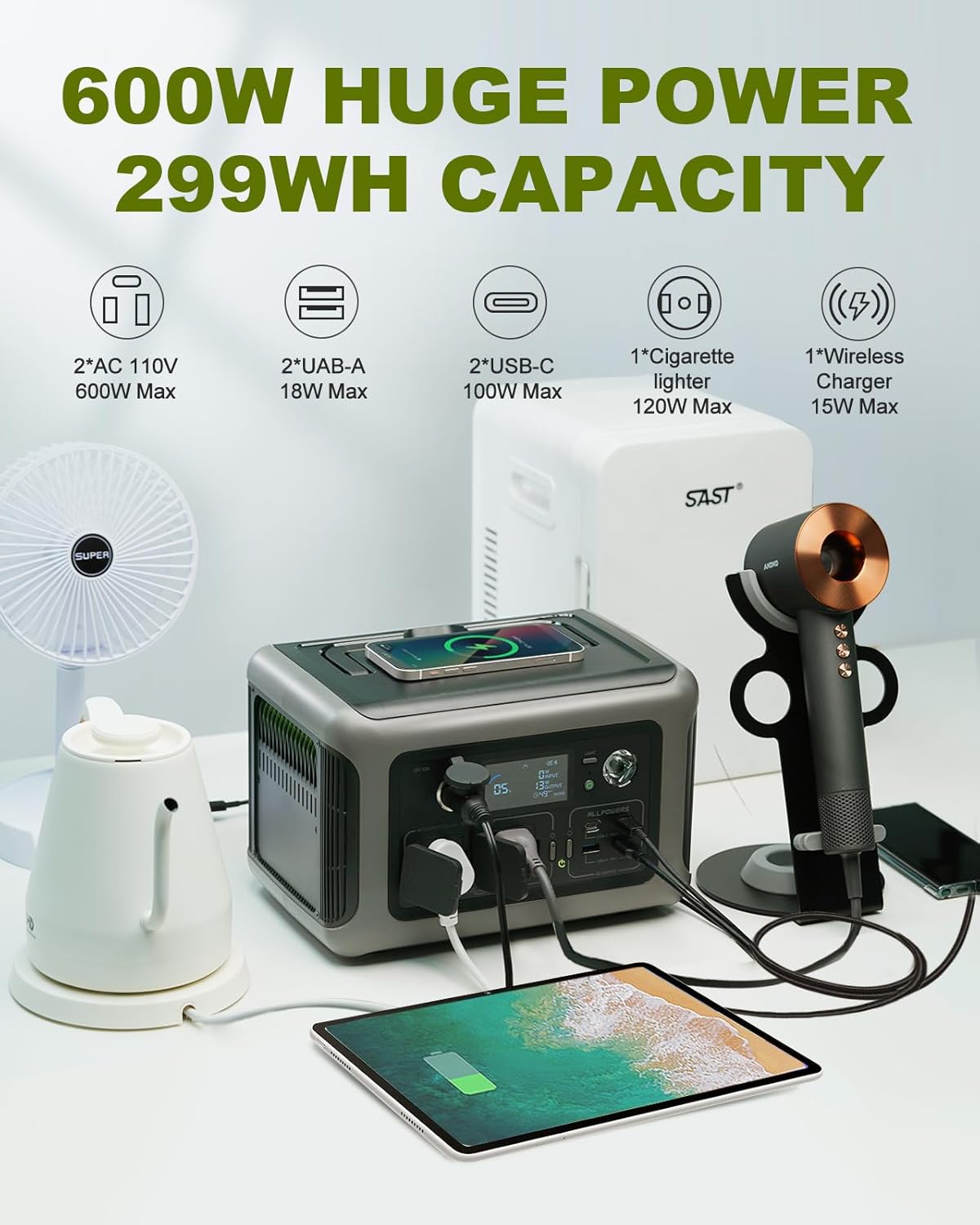 ALLPOWERS Portable Power Stati - Outdoor Camping Outfit のレビューと価格