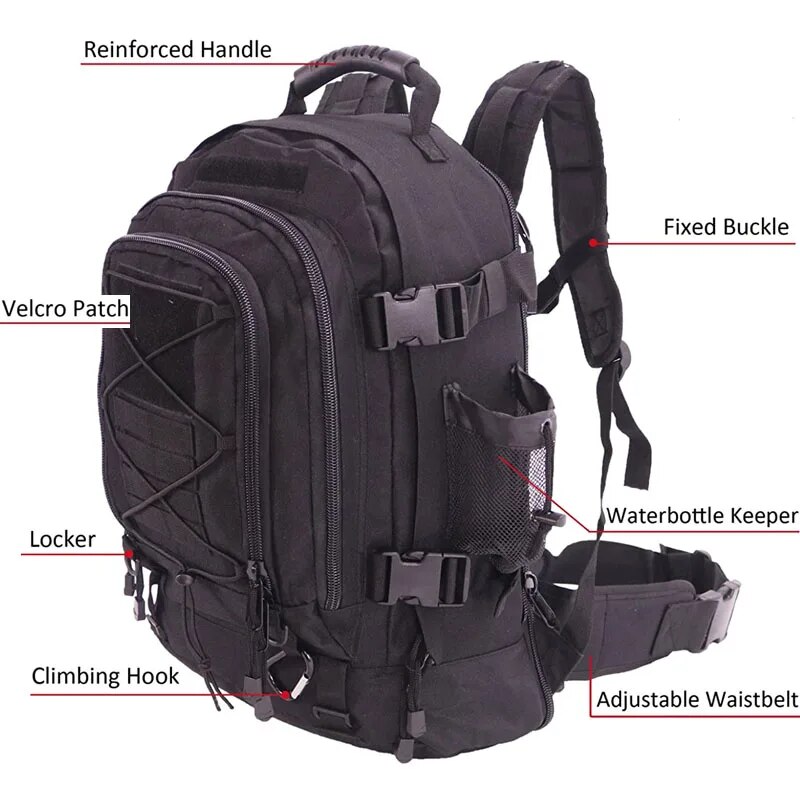65L Large Capacity Outdoor Tac - Lightweight Backpack 65L のレビューと価格