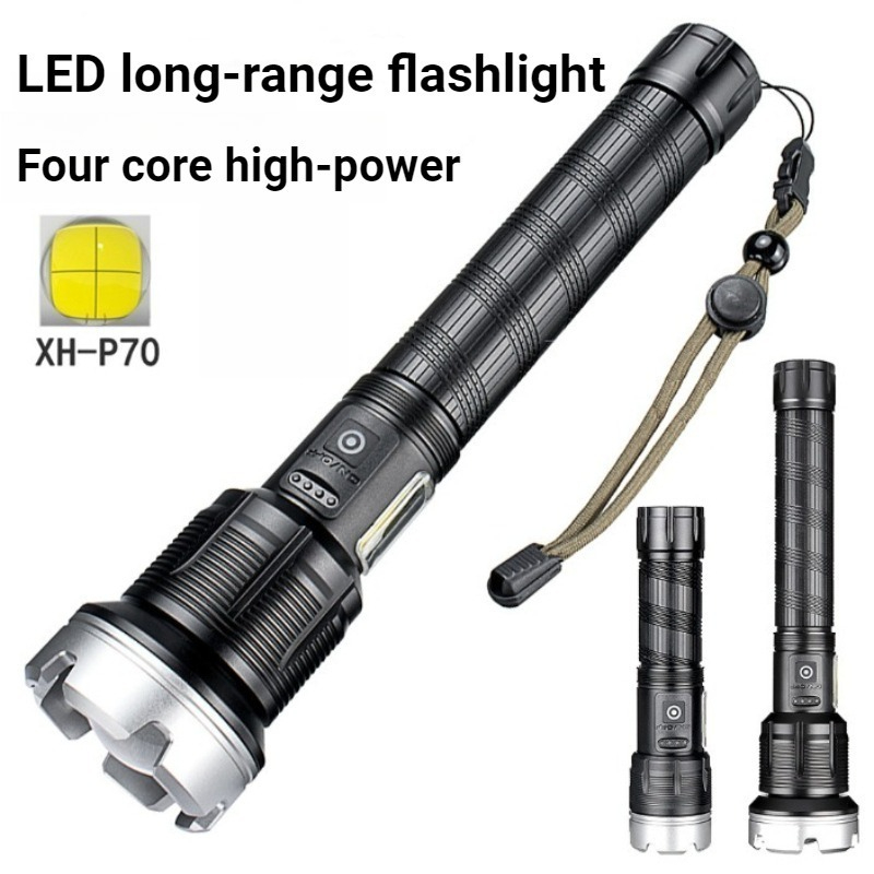 High-power LED Flashlight Tele - Outdoor Camping And Fishing のレビューと価格