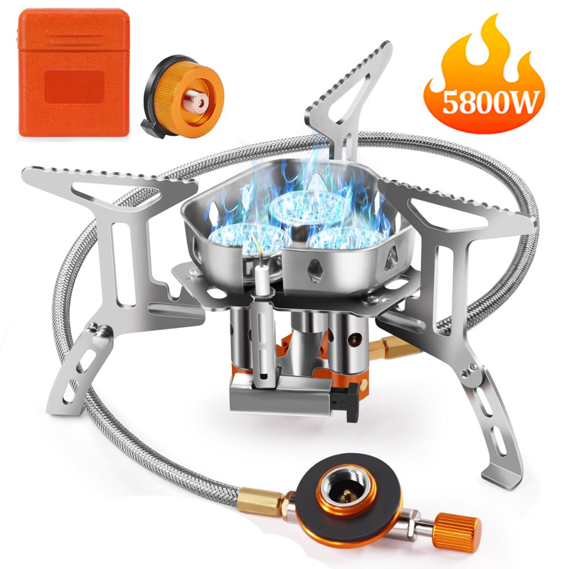 5800W High-Power Camping Gas S - Outdoor Gas Camping Oven のレビューと価格