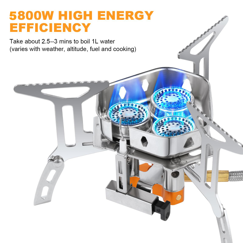5800W High-Power Camping Gas S - Outdoor Gas Camping Oven のレビューと価格