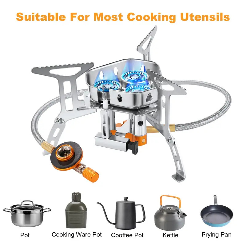 5800W High-Power Camping Gas S - Outdoor Gas Camping Oven のレビューと価格